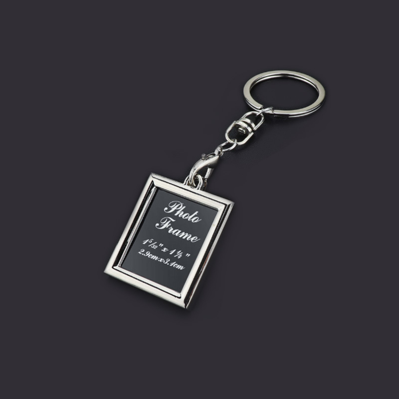 Rectangle Photo Frame Keychain