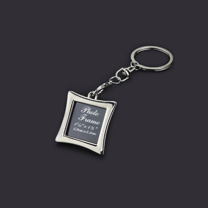 Square Photo Frame Keychains