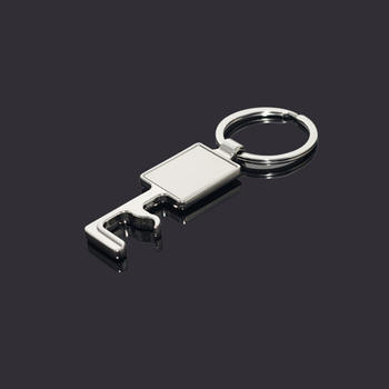 Square Mobile Holder Keychains Bottel Opener