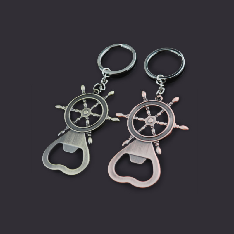 Rudder Bottle Opener Keychains