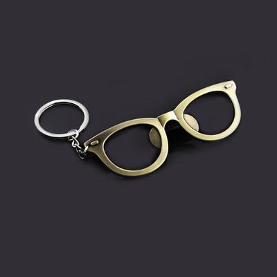 Eyeglass bottle opener keychains