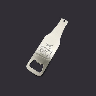 Wholesale Cheap Engraved Bottle Shaped Metal Bottle Opener