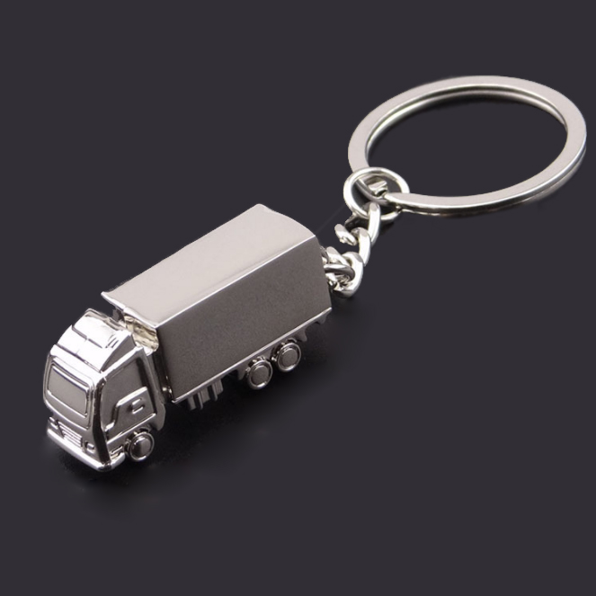 Metal Truck Keychain