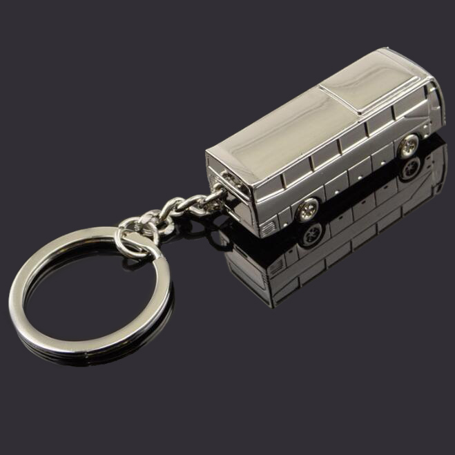 Metal Bus Keychains