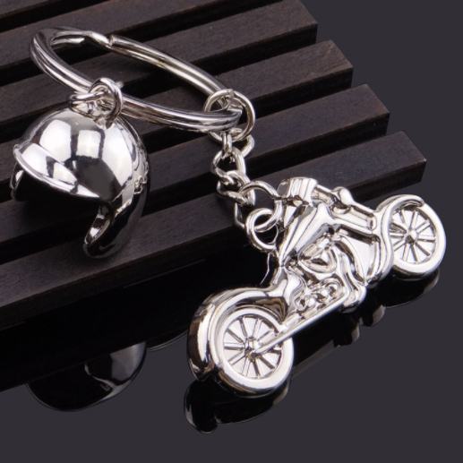 Motorcycle Helmet Keychains