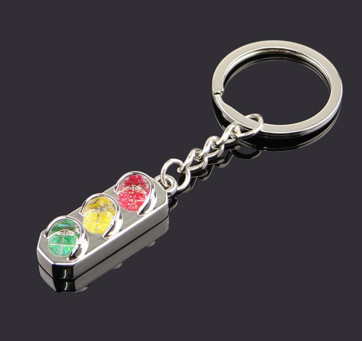 Traffic Light Keychains