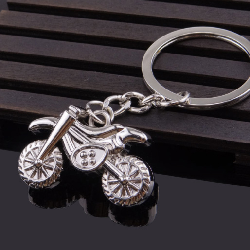 Motocycle metal keyrings