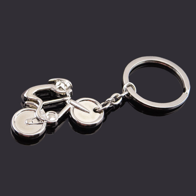 Racing bicycle keychains