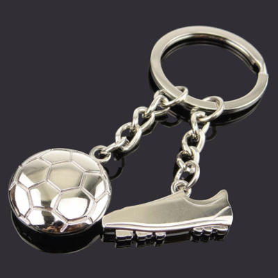 Football and Shoe souvenir keychain