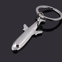 3D Helicopter metal keychains