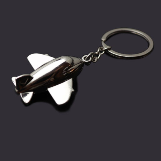 Airplane Aviation Jet Keychain