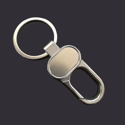 Blank Hook keychain metal keyring