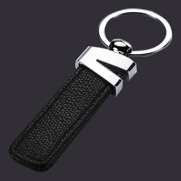 promotional wholesale pu leather key chain
