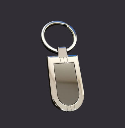 blank metal key tag custom logo key tag