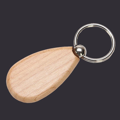 Wooden keychains blank wooden key ring