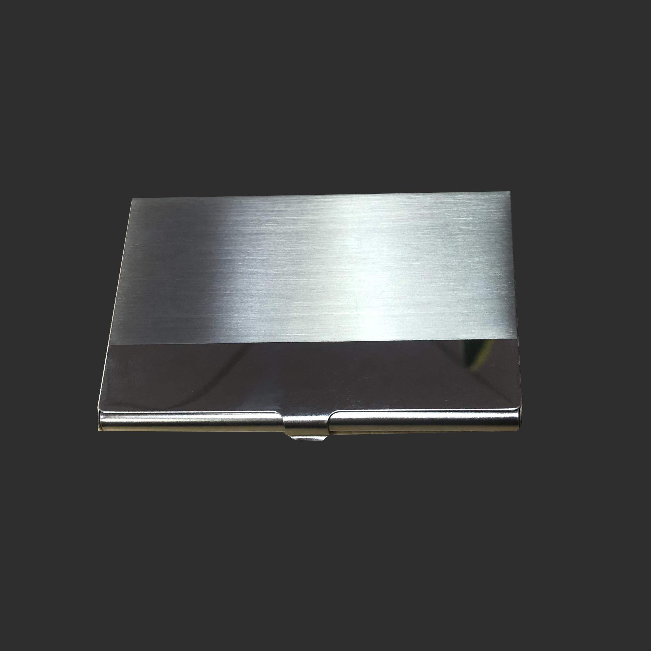 Popular Metal Brushed Pocket Business Name Card Holder