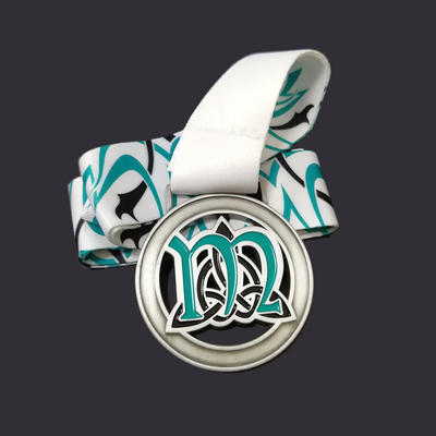 2D medal with enamel color custom medal