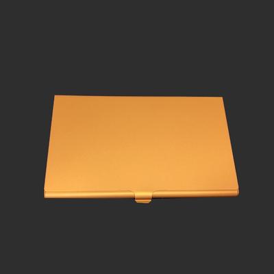 Thin quality metal yellow card holder