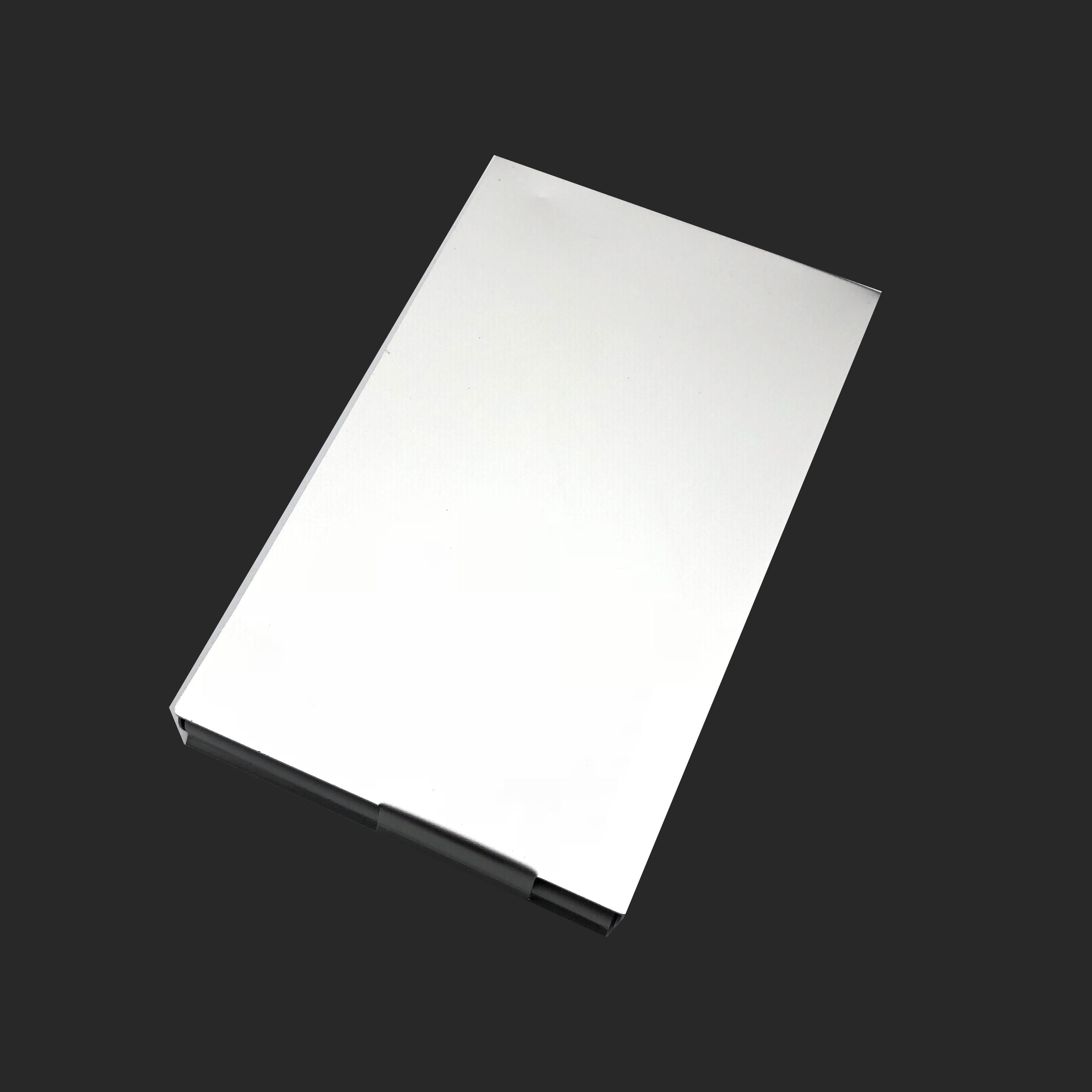 Thick aluminum metal card holder