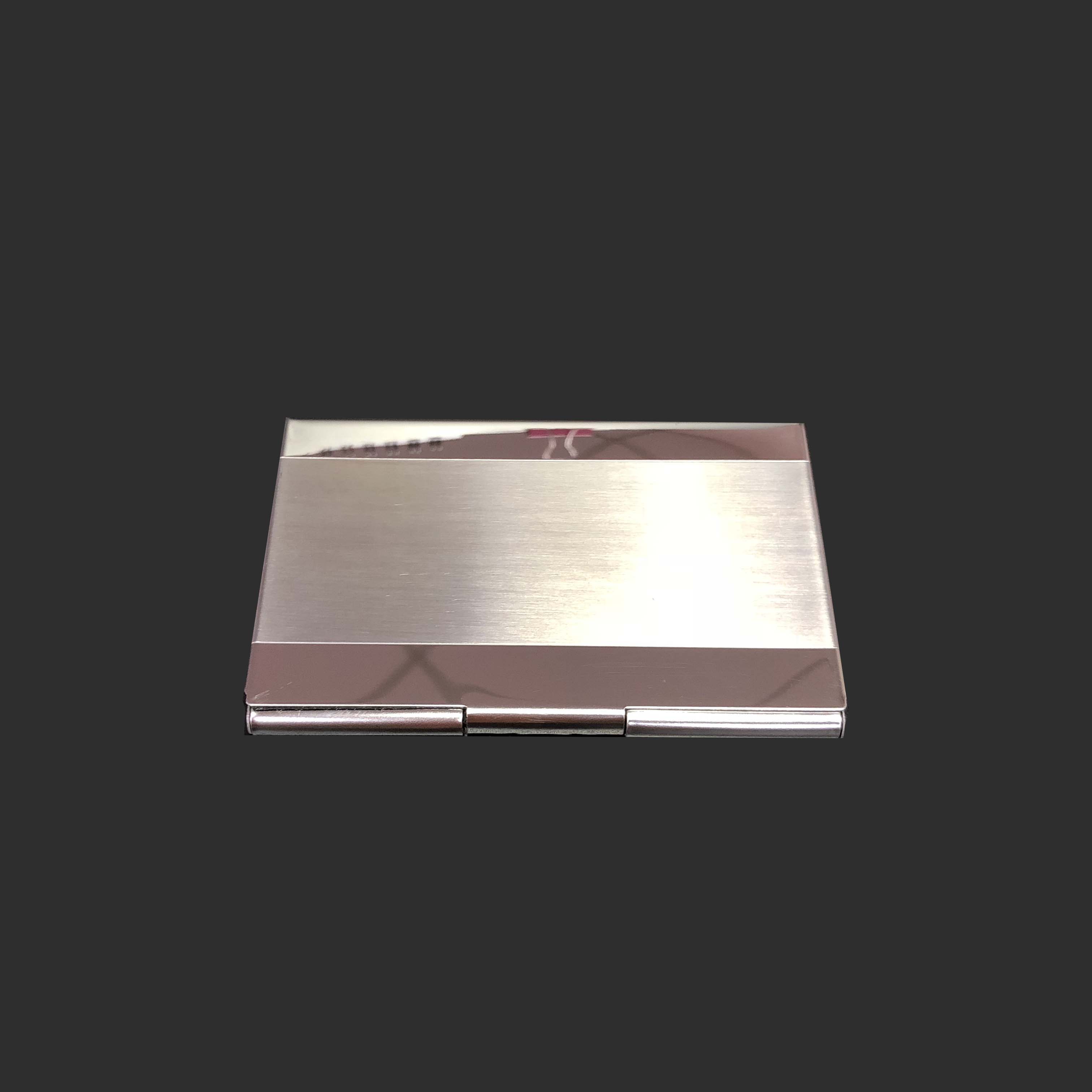 Popular Metal Brushed Pocket Business Name Card Holder