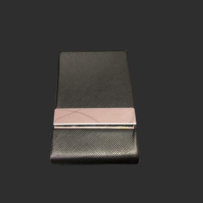 Top Quality metal PU Leather Magnetic Shut Business Card