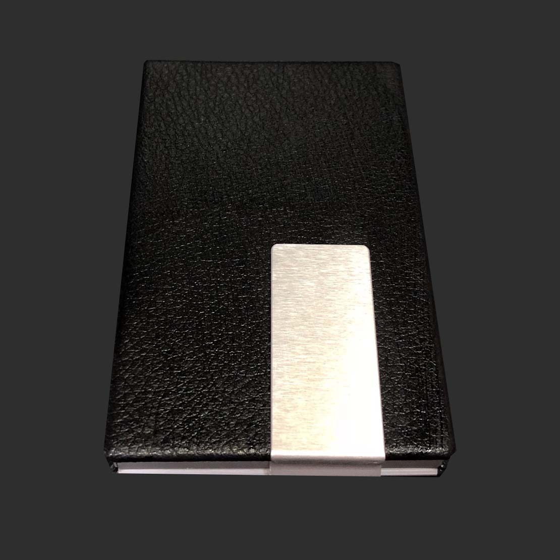 Fancy waterproof business id card wallet holder metal case