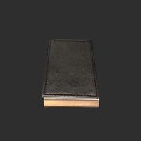 Top  PU Leather metal Magnetic Shut Business Card